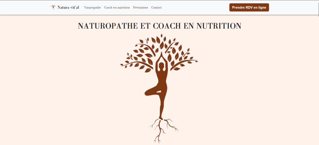 Illustration du projet Natura Vit'Al, axé sur le bien-être naturel et les solutions de santé alternatives.