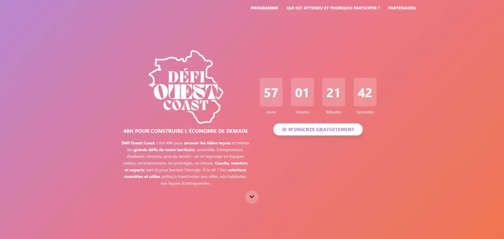 Illustration du projet Defi Ouest Coast